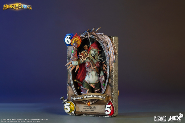 HEX Collectibles Blizzard Hearthstone® 10th Aniversary Sylvanas Windrunner 3D Art Frame | 6974281170278