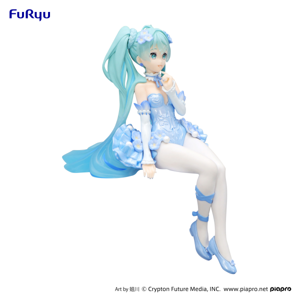 FuRyu Hatsune Miku　Noodle Stopper Figure -Flower Fairy Nemophila Pail Blue Color ver.-