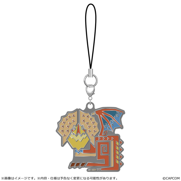 CAPCOM Monster Hunter Wilds Monster icon Metal Keychain | 4976219135474