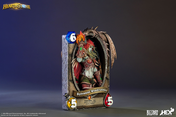 HEX Collectibles Blizzard Hearthstone® 10th Aniversary Sylvanas Windrunner 3D Art Frame | 6974281170278