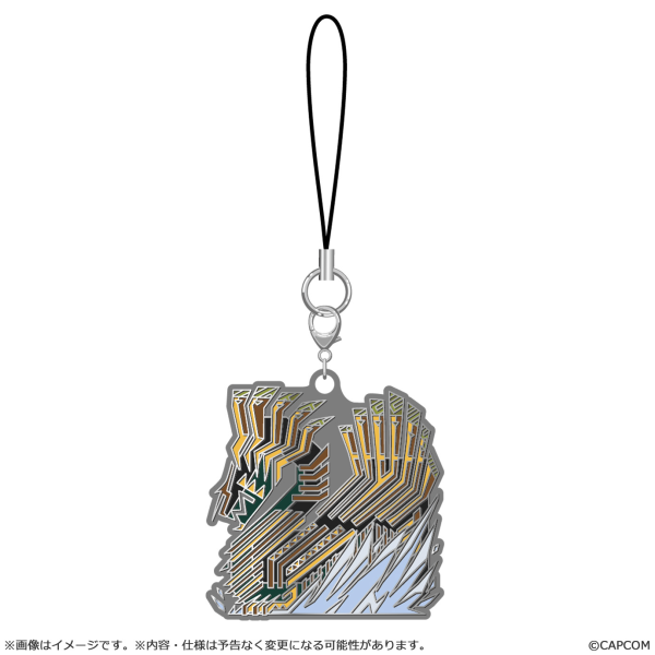 CAPCOM Monster Hunter Wilds Monster icon Metal Keychain | 4976219135474