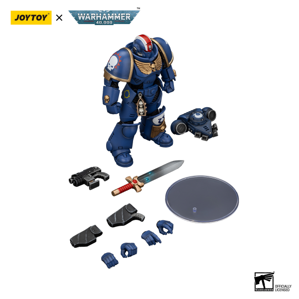 JOYTOY Ultramarines Heroes of the Chapter Primaris Lieutenant Erastus | 6973130372481