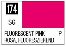 Mr Hobby Mr. Color 174 - Fluorescent Pink (Gloss/Primary) | 4973028717228