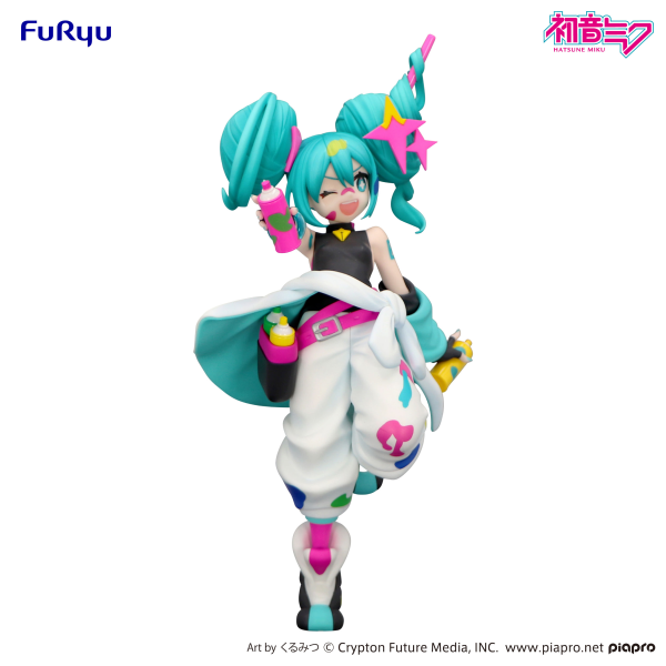 FuRyu Hatsune Miku Trio-Try-iT Figure -Paint Girl-(4571623503453)(4571623503453)