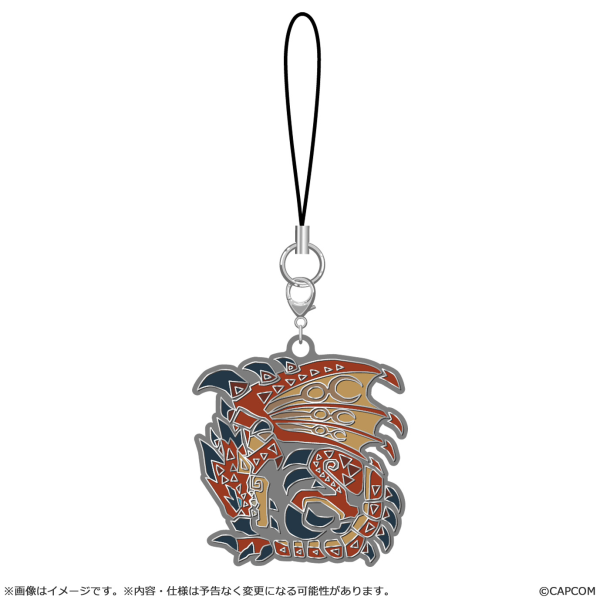 CAPCOM Monster Hunter Wilds Monster icon Metal Keychain | 4976219135474