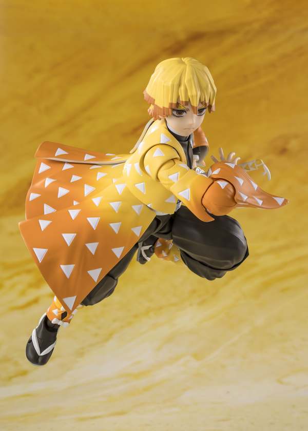 TAMASHII NATIONS Zenitsu Agatsuma "Demon Slayer: Kimetsu no Yaiba", TAMASHII NATIONS S.H.Figuarts | 4573102673619