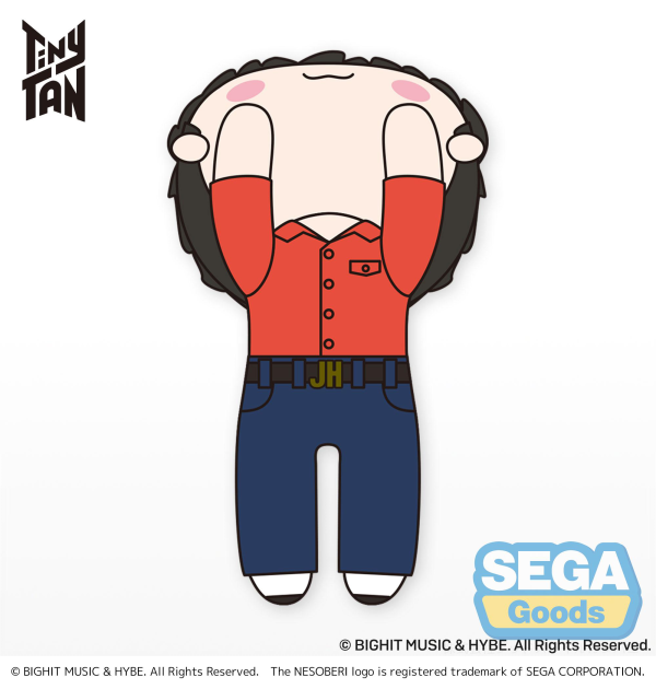 SEGA NESOBERI (Lay-Down) "TinyTAN" Tera Jumbo Plush ~Dynamite~ "j-hope" | 4580779526476