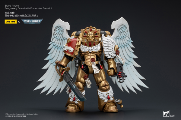 Joy Toy Blood Angels Sanguinary Guard with Encarmine Sword 1 | 6973130376298