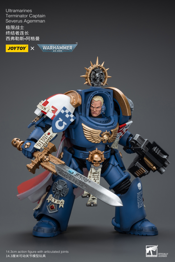 Joy Toy Ultramarines Terminator Captain Severus Agemman | 6973130379916