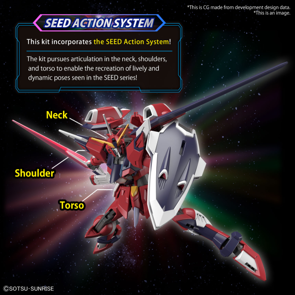 BANDAI Hobby HG 1/144 IMMORTAL JUSTICE GUNDAM(4573102662859)(4573102662859)