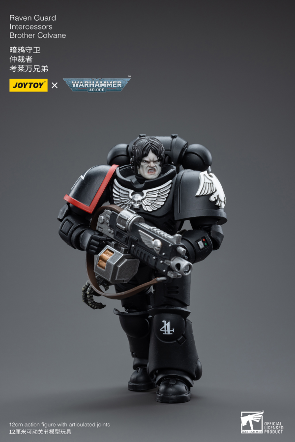Joy Toy Warhammer 40K-Raven Guard Intercessors Brother Colvane(6973130374591)(6973130374591)