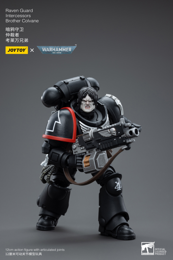 Joy Toy Warhammer 40K-Raven Guard Intercessors Brother Colvane(6973130374591)(6973130374591)