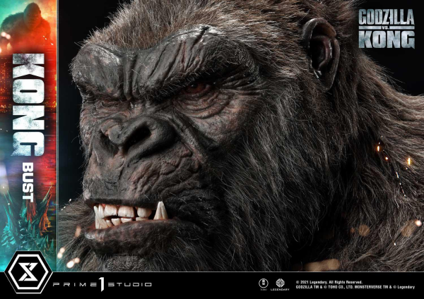 Prime 1 Studio Life Size Bust Godzilla vs Kong (Film) Kong | 4580708032122
