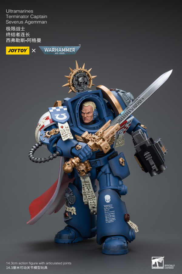 Joy Toy Ultramarines Terminator Captain Severus Agemman | 6973130379916