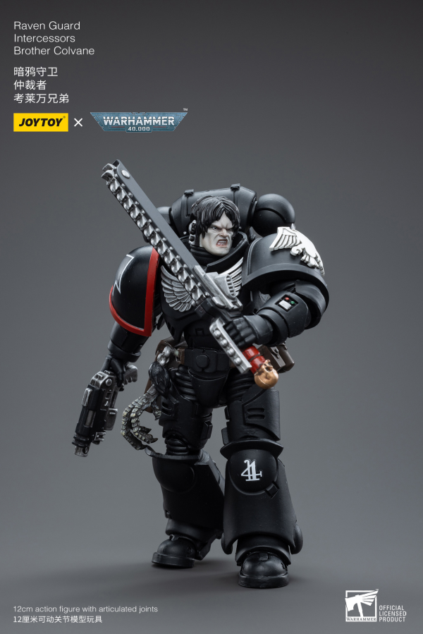 Joy Toy Warhammer 40K-Raven Guard Intercessors Brother Colvane(6973130374591)(6973130374591)