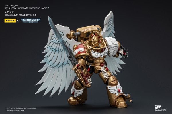 Joy Toy Blood Angels Sanguinary Guard with Encarmine Sword 1 | 6973130376298