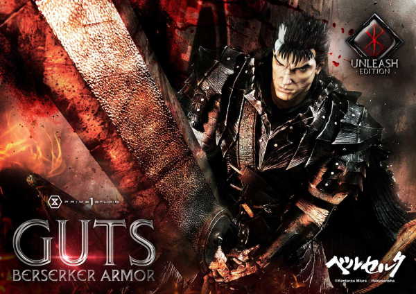Prime 1 Studio Ultimate Premium Masterline Berserk Guts, Berserker Armor Unleash Edition Deluxe Version(4582535948553)(4582535948553)