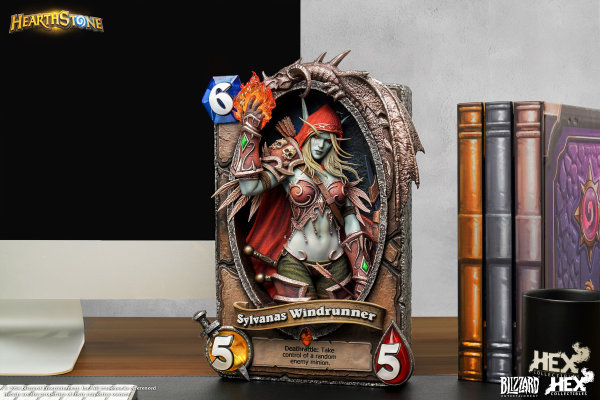 HEX Collectibles Blizzard Hearthstone® 10th Aniversary Sylvanas Windrunner 3D Art Frame | 6974281170278