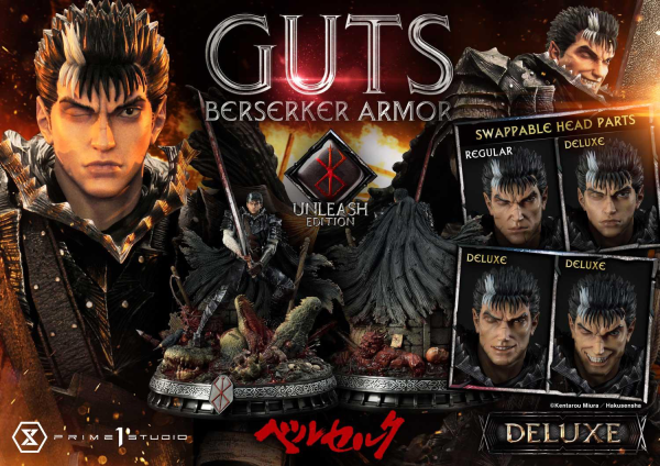 Prime 1 Studio Ultimate Premium Masterline Berserk Guts, Berserker Armor Unleash Edition Deluxe Version(4582535948553)(4582535948553)
