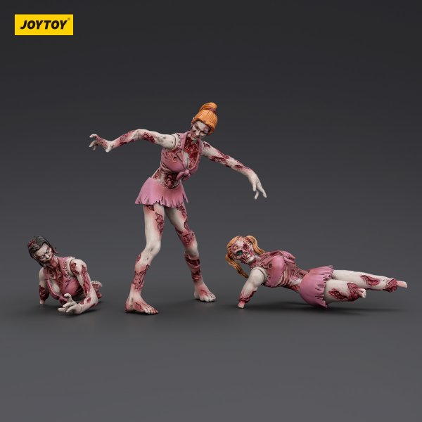 JOYTOY Dark Source Zombie Figure CheerLeaders(6927054401574)