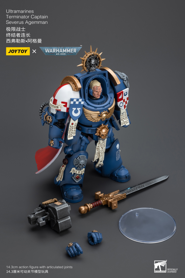Joy Toy Ultramarines Terminator Captain Severus Agemman | 6973130379916