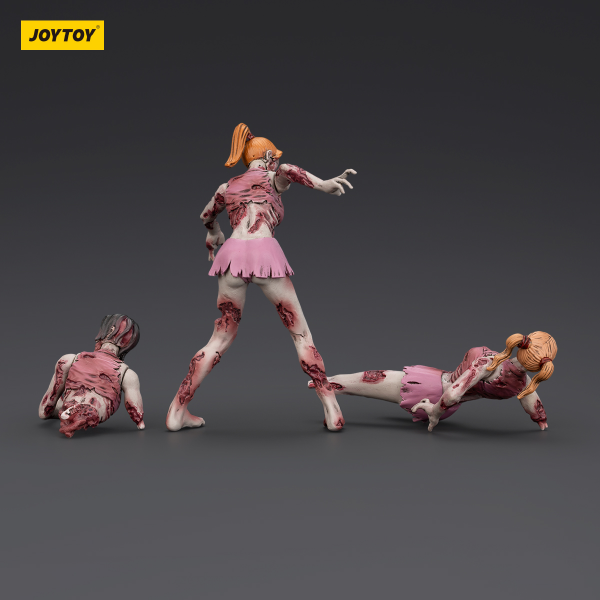 JOYTOY Dark Source Zombie Figure CheerLeaders(6927054401574)