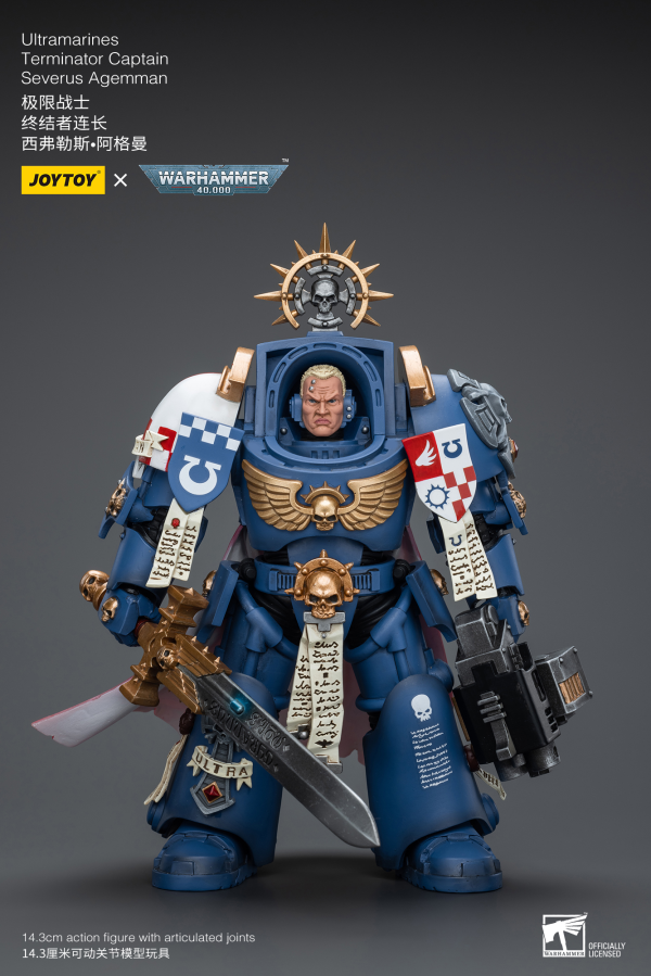 Joy Toy Ultramarines Terminator Captain Severus Agemman | 6973130379916