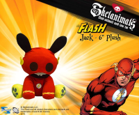 Toynami Skelanimals DC Mini Plush 6 Inch - Flash Jack