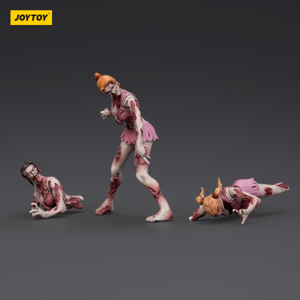 JOYTOY Dark Source Zombie Figure CheerLeaders(6927054401574)