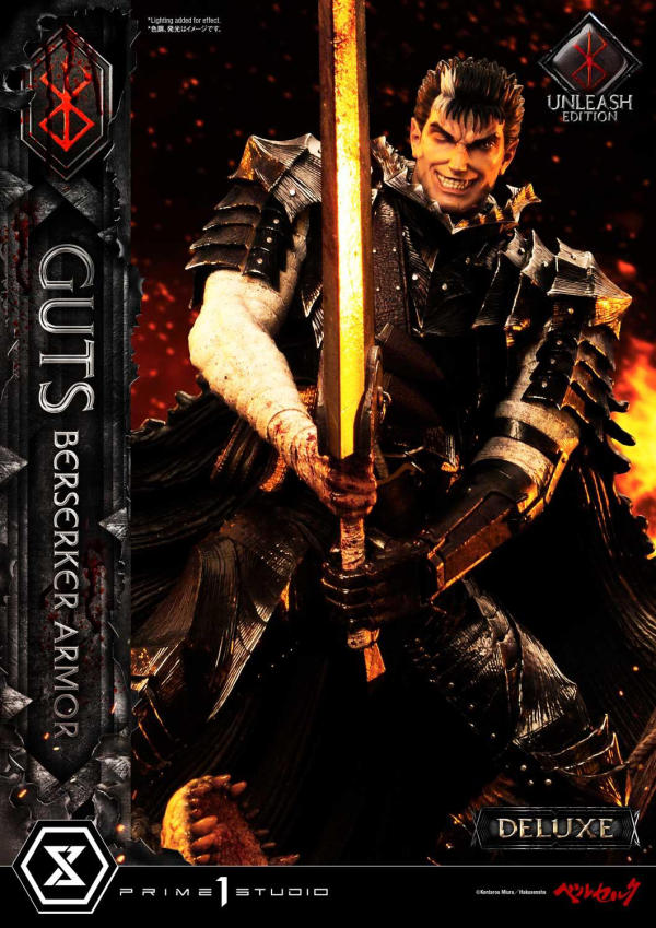 Prime 1 Studio Ultimate Premium Masterline Berserk Guts, Berserker Armor Unleash Edition Deluxe Version(4582535948553)(4582535948553)