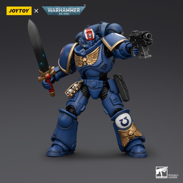 JOYTOY Ultramarines Heroes of the Chapter Primaris Lieutenant Erastus | 6973130372481