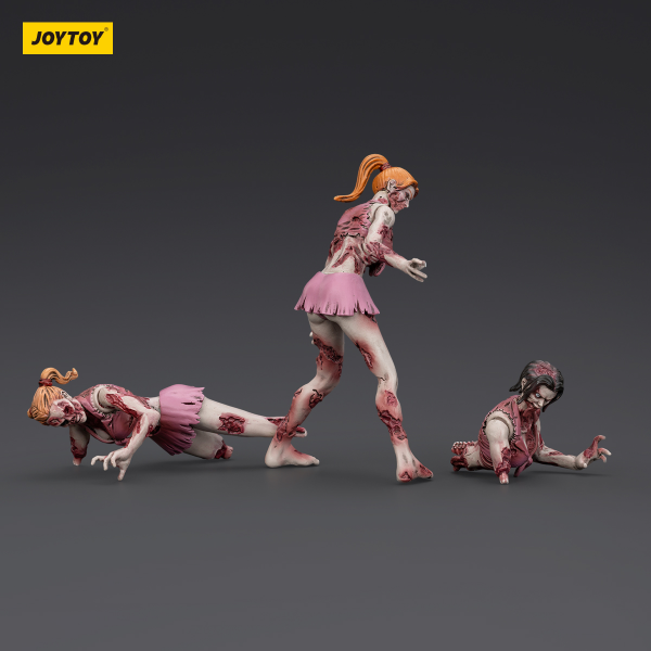 JOYTOY Dark Source Zombie Figure CheerLeaders(6927054401574)