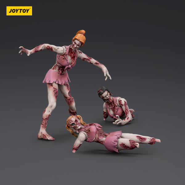 JOYTOY Dark Source Zombie Figure CheerLeaders(6927054401574)