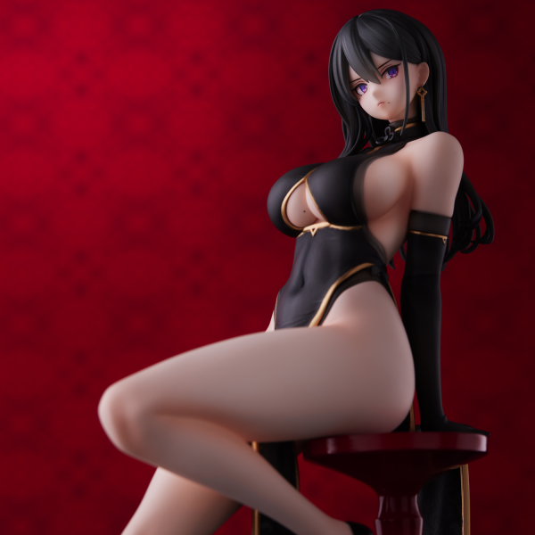 eStream Hayabusa Illustration Black China Dress-chan(4589642714477)(4589642714477)