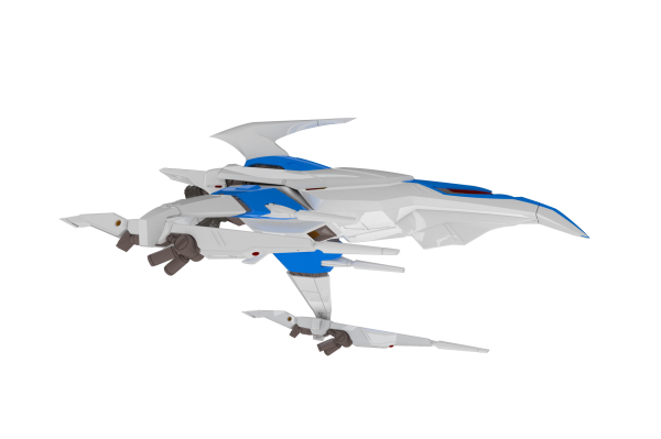 PMOA [PP163] SILVER HAWK 3F-1B SPACE FIGHTER 2P COLOR(4582362385965)(4582362385965)