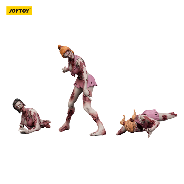 JOYTOY Dark Source Zombie Figure CheerLeaders(6927054401574)