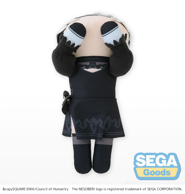 SEGA NESOBERI (Lay-Down) TV Anime "NieR:Automata Ver1.1a" LL Plush "2B" | 4580779534075