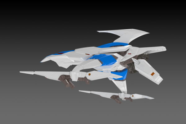 PMOA [PP163] SILVER HAWK 3F-1B SPACE FIGHTER 2P COLOR(4582362385965)(4582362385965)
