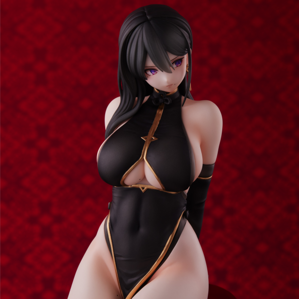 eStream Hayabusa Illustration Black China Dress-chan(4589642714477)(4589642714477)