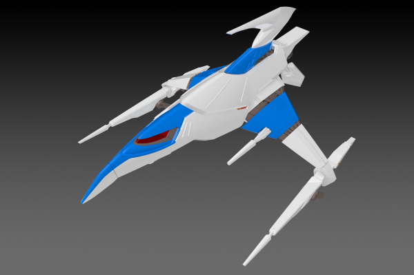 PMOA [PP163] SILVER HAWK 3F-1B SPACE FIGHTER 2P COLOR(4582362385965)(4582362385965)