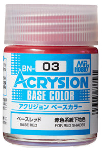 Mr Hobby ACRYSION BASE COLOR BASE RED | 4973028737561