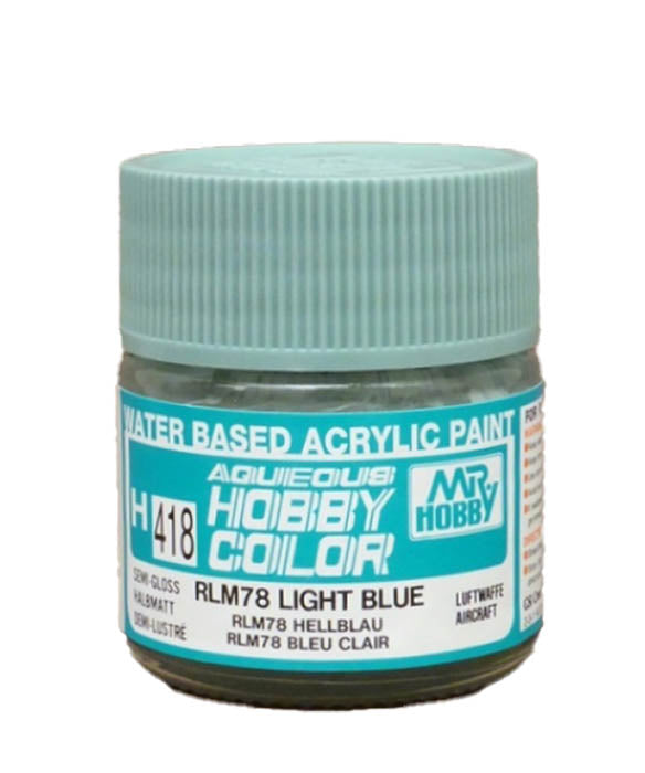 Mr Hobby H418 RLM78 Light Blue  [German luftwaffe airclaf] | 4973028505351