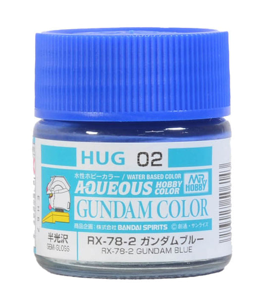 Mr Hobby Aqueous Color Gundam HUG02 RX-78-2 Gundam Blue 10ml Bottle