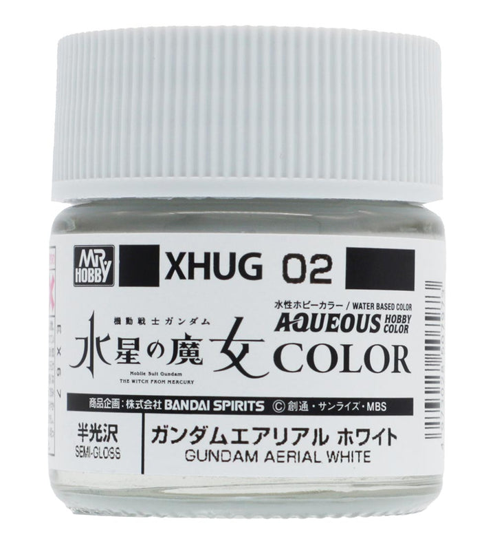 Mr Hobby Aqueous Gundam Color Witch of Mercury Series - Aerial White | 4973028507973