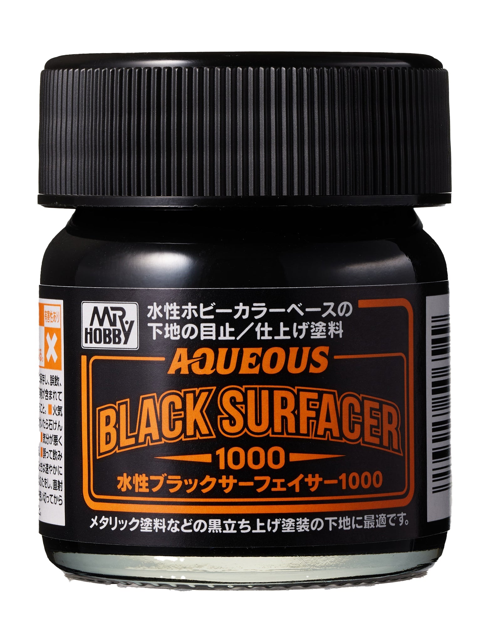 Mr Hobby AQUEOUS BLACK SURFACER 1000 (JAR TYPE) | 4973028506549