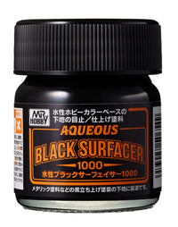 Mr Hobby AQUEOUS BLACK SURFACER 1000 (JAR TYPE) | 4973028506549