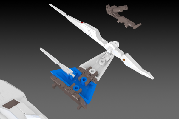 PMOA [PP163] SILVER HAWK 3F-1B SPACE FIGHTER 2P COLOR(4582362385965)(4582362385965)