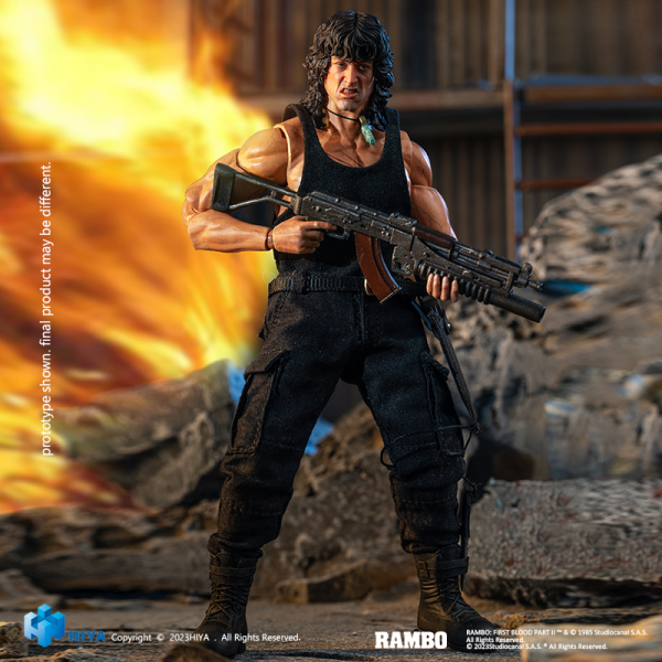 HIYA Toys Exquisite Super Series 1/12 Scale FIRST BLOOD Part III Rambo(6957534202698)(6957534202698)