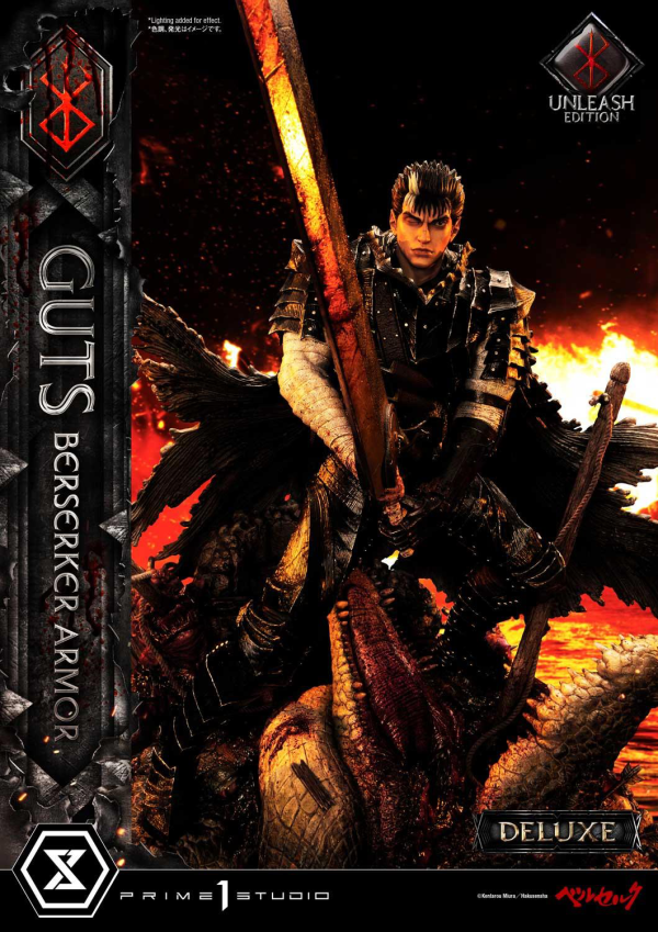 Prime 1 Studio Ultimate Premium Masterline Berserk Guts, Berserker Armor Unleash Edition Deluxe Version(4582535948553)(4582535948553)