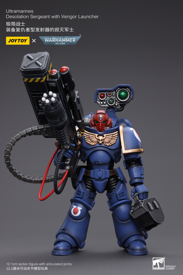 Joy Toy Ultramarines Desolation Sergeant with Vengor Launcher(6973130378803)(6973130378803)